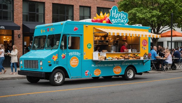 Fêtez votre anniversaire avec un food truck convivial et savoureux !